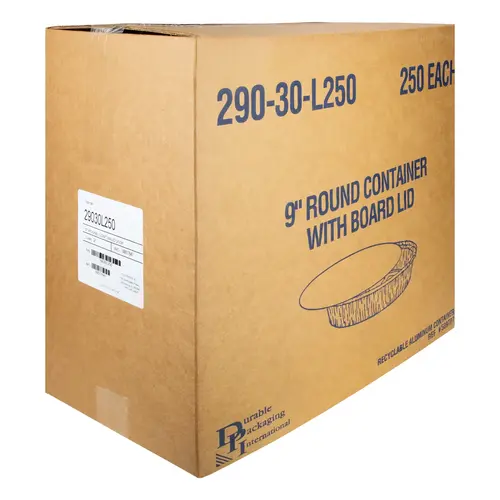 9 INCH ROUND CONTAINER WITH BOARD LID