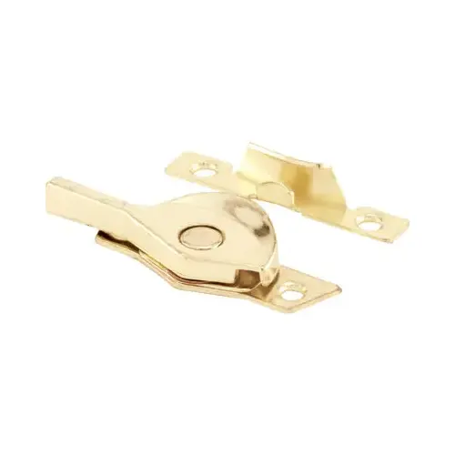 Brass Double Hung Window Sash Lock with 1-7/8" Screw Holes Brass Double Hung Window Sash Lock with 1-7/8" Screw Holes