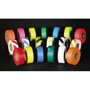 ARTHUR ENTERPRISES VST-19 GREEN FL Vst-19 1-3/16"x150' Fl Green Vinyl Flagging Tape