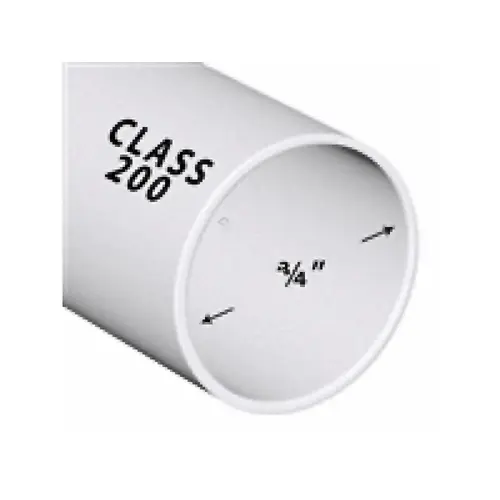 2.5 Rt 200 Wht P 2.5" Cl200 Rt Pvc Pipe