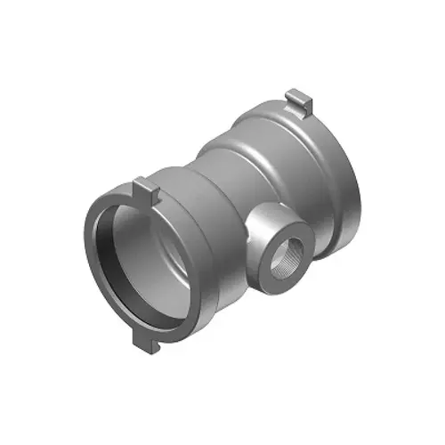 8" X 8" X 2.5" Ductile Iron Ips Tapped Tee