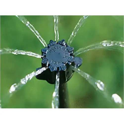 360 degree Dial-a-flow 1/4" Barb Emitter 0-20.0 Gpm 10 Per Bag 360 degree Dial-a-flow 1/4" Barb Emitter 0-20.0 Gpm 10 Per Bag