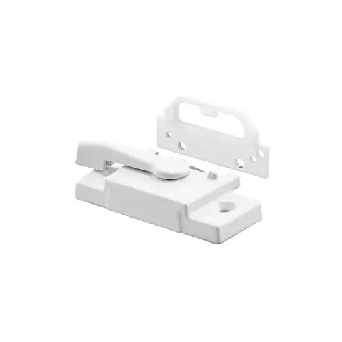 White Sash Lock With 2-1/16" Screw Holes With Lugs White Sash Lock With 2-1/16" Screw Holes With Lugs