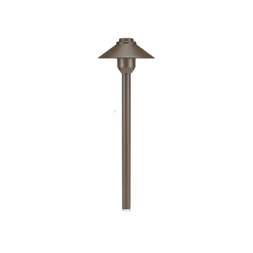 16"h X 1-7/8" Architectural Bronze Path Light With T3 Led Lamp 2.5w 16"h X 1-7/8" Architectural Bronze Path Light With T3 Led Lamp 2.5w