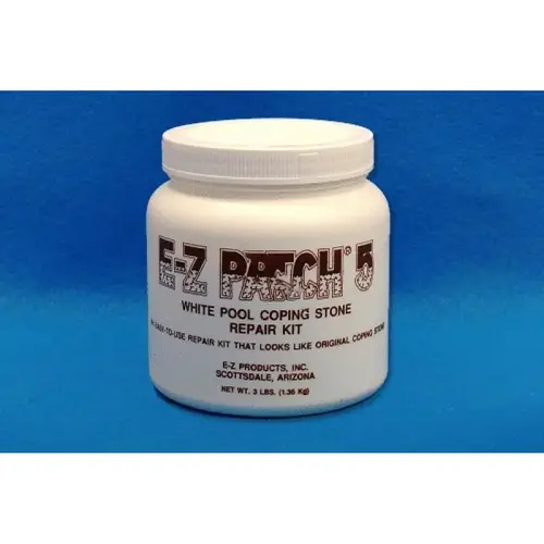 E-z Patch #5 White 3# Pool Coping Stone E-z Patch #5 White 3# Pool Coping Stone