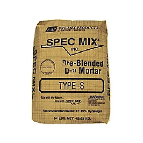 94# Medium Tan Type S Spec Mix Mortar