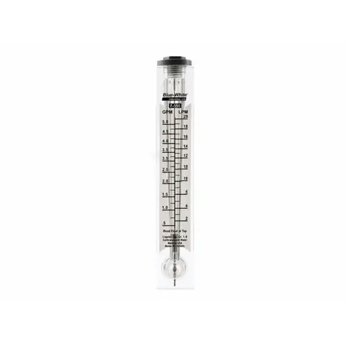 Flowmeter .5-5gpm W/ .5" Mpt Clear Flowmeter .5-5gpm W/ .5" Mpt Clear