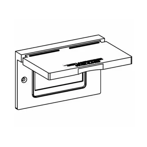Gry Horizontal 1-gang Cover Gfci Gry Horizontal 1-gang Cover Gfci