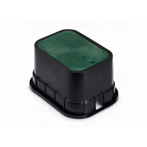 Pvbstd Rain Bird 12" Std Black Valve Box W Green Lid Pvbstd Rain Bird 12" Std Black Valve Box W Green Lid