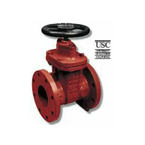 6" Cast Iron Gate Valve Flanged With Operating Nut