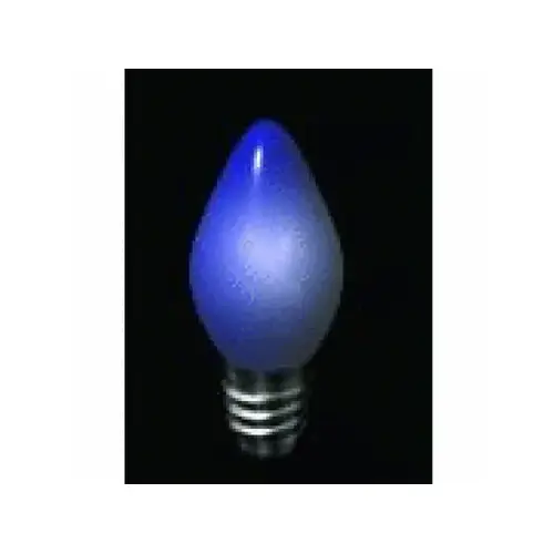 Village Lighting Blue Ceramic Opaque C7 Bulbs