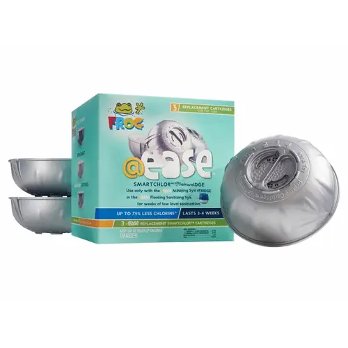 At Ease Smartchlor Cartridge 3 Pack White At Ease Smartchlor Cartridge 3 Pack White
