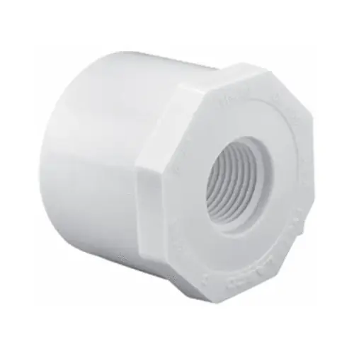 438-338 3"spgx2"fpt Sch40 Pvc Reducer Bushing White 438-338 3"spgx2"fpt Sch40 Pvc Reducer Bushing White
