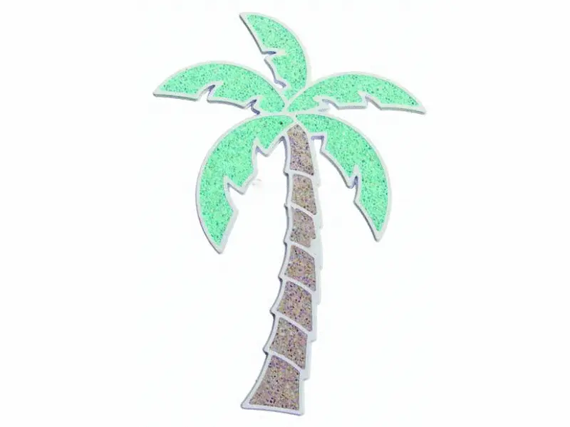 AQUASTAR POOL PRODUCTS INC Swimdesigns Fillable Friends Pre-filled Frame Palm Tree Small White F2026-01