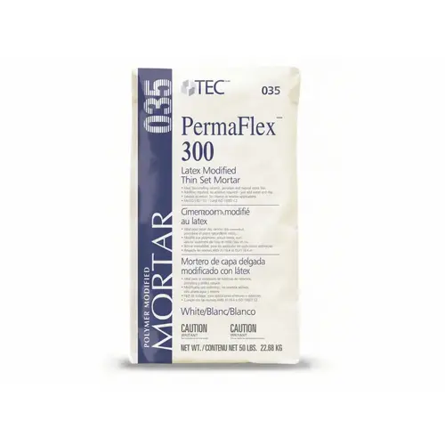 50# White Permaflex 300 Mortar 50# White Permaflex 300 Mortar