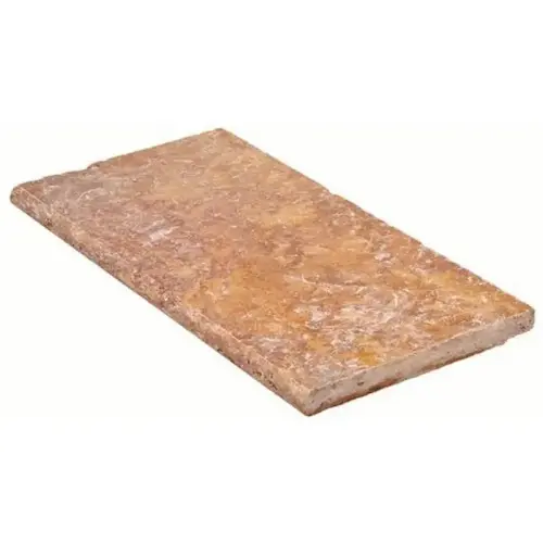 4"x9"x1.25" Gold Tumbled Pool Coping 4"x9"x1.25" Gold Tumbled Pool Coping