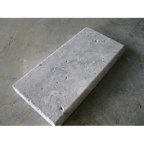 6" X 12" 3 Cm Silver Tumbled Coping