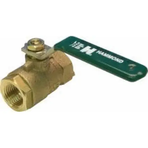 .75" Two-piece Brass Ball Valve Full Port With Threaded Ends 600 Wog