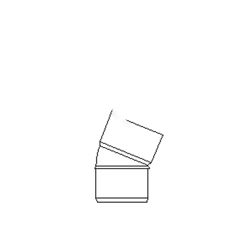 Gpk Products 4" 22.5 degree Spgxsw Sewer Fitt Gpk Products 4" 22.5 degree Spgxsw Sewer Fitt