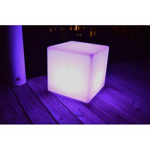 Large Block Waterproof Led Cube W/ Remote Large Block Waterproof Led Cube W/ Remote