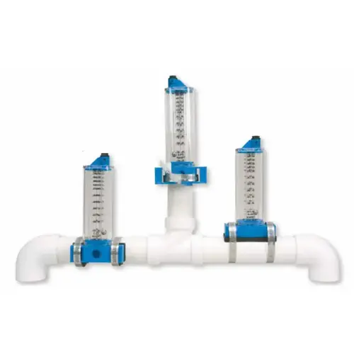 2" Copper 40-140gpm Top Mount Flowmeter Brown