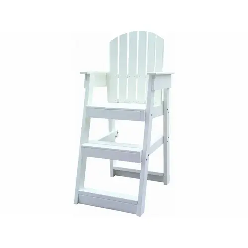 36" Mendota Moveable Lifeguard Chair White 36" Mendota Moveable Lifeguard Chair White