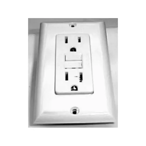 15a White Tamper Resistant Gfci Receptacle