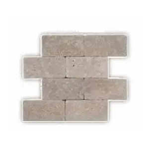 SEFA STONE SF30029 12"x24"x1-3/16" Noce Scarlet Tumbled Coping