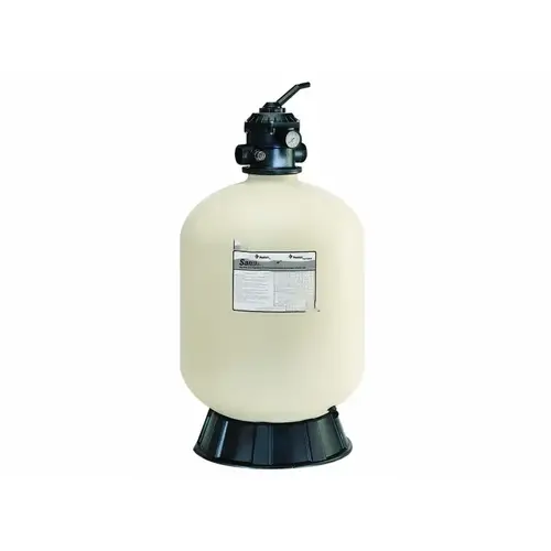 Sand Dollar Top Mount Sand Filter, 3.15 sq. ft, 24.00" Diam, 300 lbs Sand, 70 GPM, 50,400 gallons Sand Dollar Top Mount Sand Filter, 3.15 sq. ft, 24.00" Diam, 300 lbs Sand, 70 GPM, 50,400 gallons