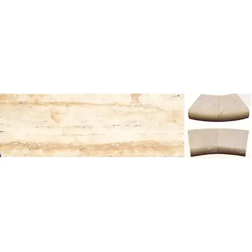 18x24 Cross Vein Single Bullnose Radius Coping 18x24 Cross Vein Single Bullnose Radius Coping