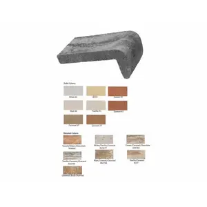 Tri Circle Pavers 25TRC.62 2.5" Chestnut 62 Traditional Coping