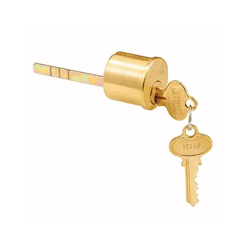 Brushed Brass Segal Lock Key Cylinder Finish Brushed Brass Segal Lock Key Cylinder Finish
