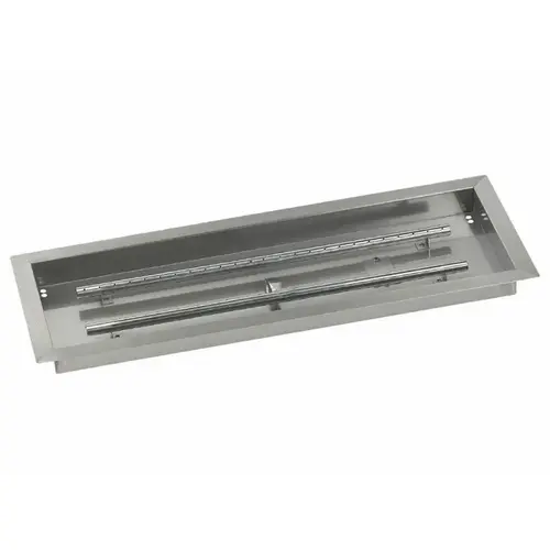 Burner Pan 30"x10" Rect Built In H Burner
