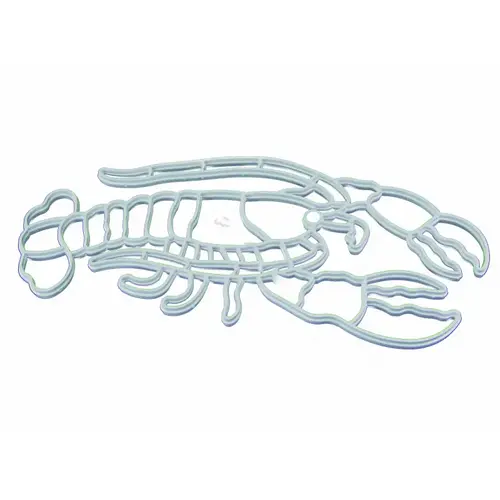 17 11/16" X 8 3/8" Fillable Friends Lobster Stencil White 17 11/16" X 8 3/8" Fillable Friends Lobster Stencil White