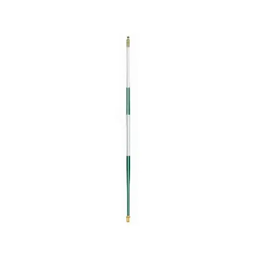 7.5' Green/white Fiberglass Tapered Tournament Flagstick With British Stripe 7.5' Green/white Fiberglass Tapered Tournament Flagstick With British Stripe