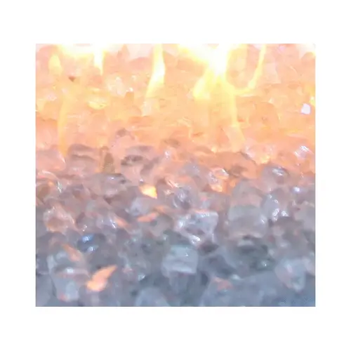 1/2" #10 Starfire Reflective Fire Glass 1/2" #10 Starfire Reflective Fire Glass