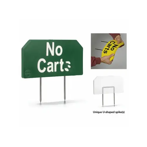 Hunter Green With White Letters Dura-flex No Chipping Sign