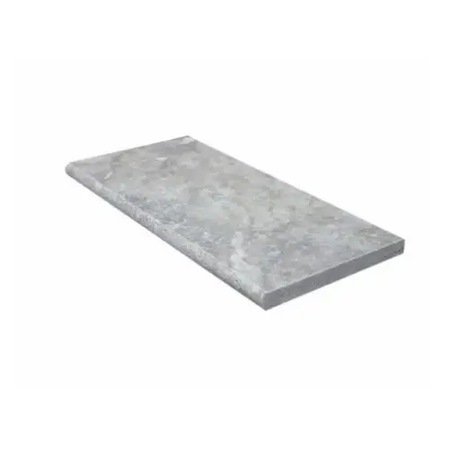 12"x24" 5cm Silver Tumbled Coping