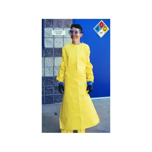 Yellow Tychem 2000 10 Mil Chemical Protective Apron 26" X 52"