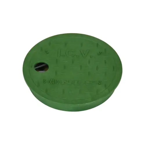 7" Round Standard Series Green Valve Box Lid