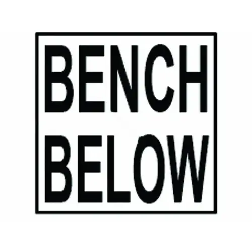 Smooth Bench Below Depth Marker