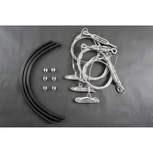 68dtsc Duckbill Tree Supprt Kit Clr Vinyl Wire