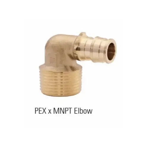 Legend 1" Nl Br Pex X 1" Mnpt Elbow Legend 1" Nl Br Pex X 1" Mnpt Elbow