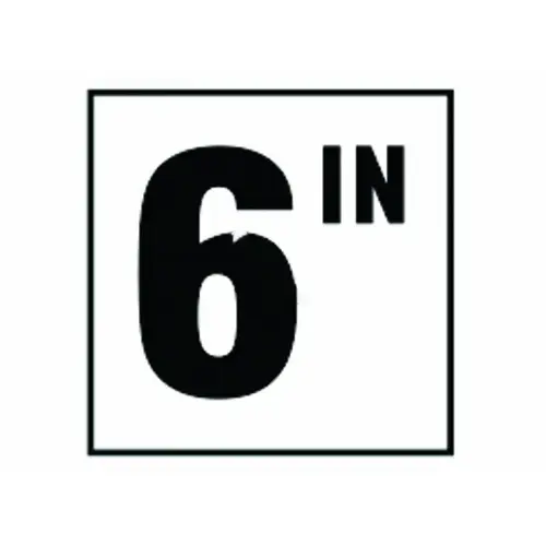 4in Smooth 6 In Depth Marker 4in Smooth 6 In Depth Marker