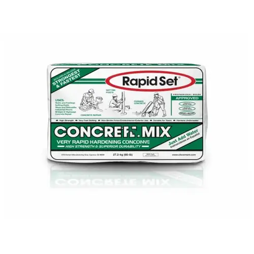 Green Bag 60# Rapid Set Concrete Mix