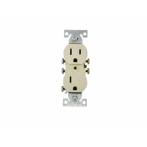 Ivory Receptacle Duplex 15a 125v Ac