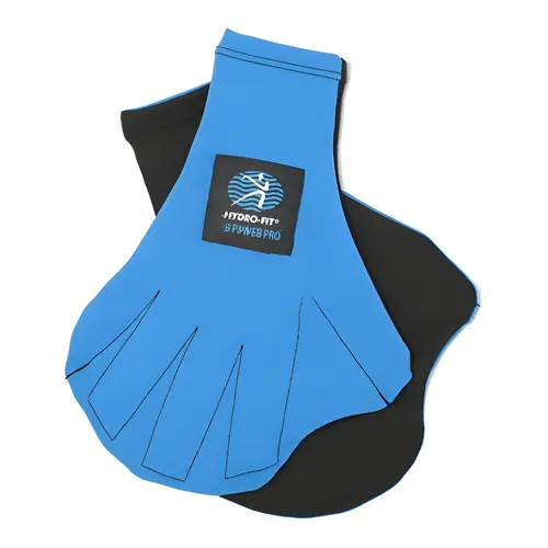 Medium Blue Wave Web Pro Gloves (1 Pair)