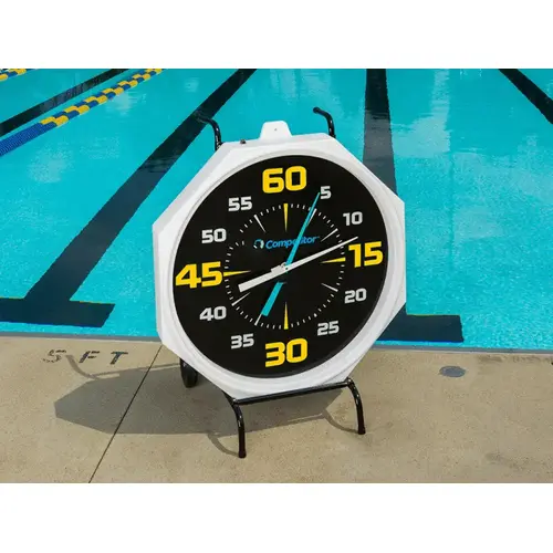 31" Black Face Portable Pace Clock W/ Battery 31" Black Face Portable Pace Clock W/ Battery