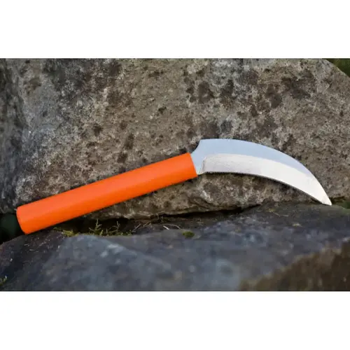 4.3" Ss Serrated Blade Sickle W/ Plastic Handle