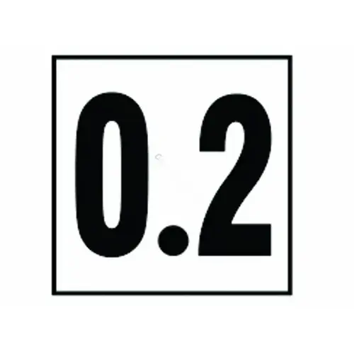 4in Non-skid Metric 0.2 Depth Marker 4in Non-skid Metric 0.2 Depth Marker